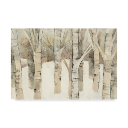 Albena Hristova 'First Snow Trees' Canvas Art,12x19